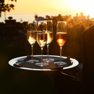 Champagne sunset