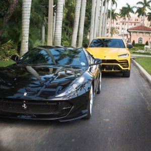 Robb Report Car of the Year Boca Raton, Boca Raton Resort & Club, Ferrari 812 Superfast and Lamborghini Urus